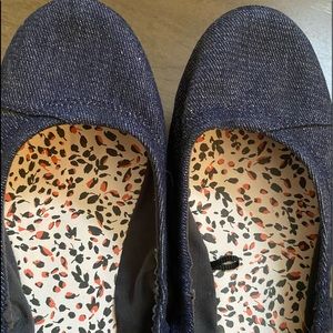 Denim Flats New size 9